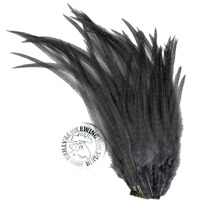 Ewing Wooly Bugger Patches Shad Gray Saddle Hackle, Hen Hackle, Asst. Feathers