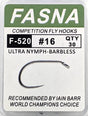 Fasna 520 Tiny Blob Hook 30 Pack #16 Hooks