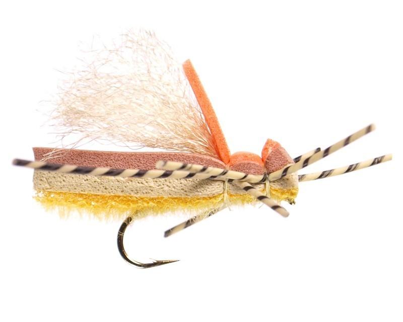 Fat Frank Hopper Gold / 8 Trout Flies