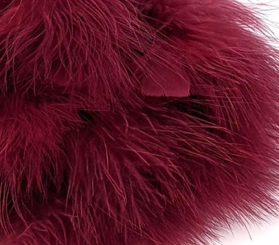 Fish Hunter Spey Blood Quill Marabou Maroon/Wine Saddle Hackle, Hen Hackle, Asst. Feathers
