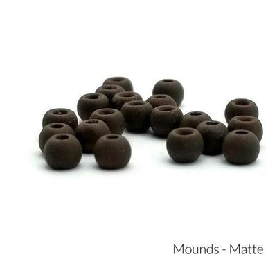 Firehole Stones Matte Tungsten Beads Mounds / 5/64" (2.0 mm) Beads, Eyes, Coneheads