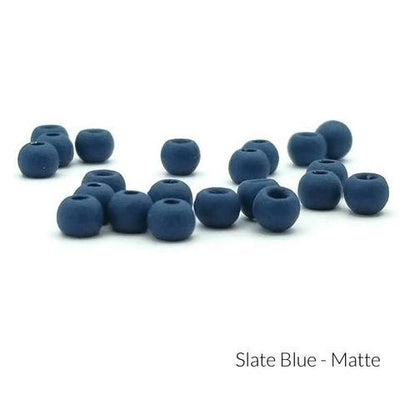 Firehole Stones Matte Tungsten Beads Slate Blue / 5/64" (2.0 mm) Beads, Eyes, Coneheads