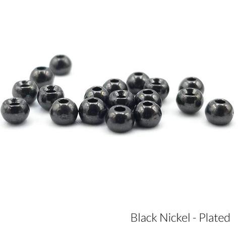 Firehole Stones Plated Tungsten Beads Black Nickel / 5/64" (2.0 mm) Beads, Eyes, Coneheads