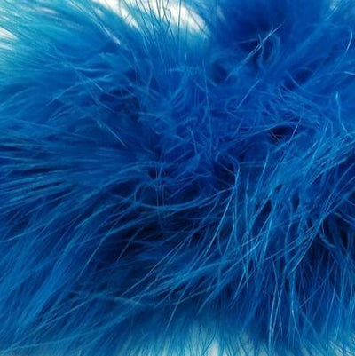 Fish Hunter Blood Quill Marabou Electric Blue Saddle Hackle, Hen Hackle, Asst. Feathers