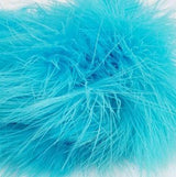 Fish Hunter Blood Quill Marabou FL. Blue (UV) Saddle Hackle, Hen Hackle, Asst. Feathers