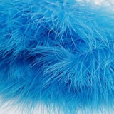 Fish Hunter Blood Quill Marabou FL. Brilliant Blue(UV) Saddle Hackle, Hen Hackle, Asst. Feathers