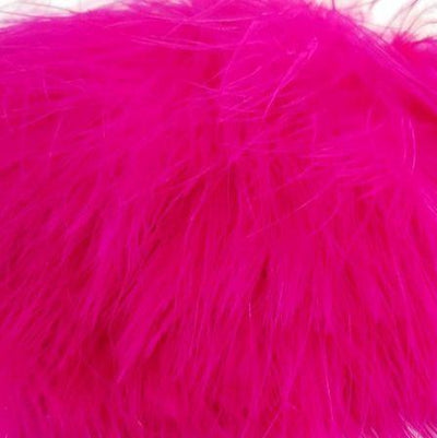 Fish Hunter Blood Quill Marabou FL. Fuchsia (UV) Saddle Hackle, Hen Hackle, Asst. Feathers
