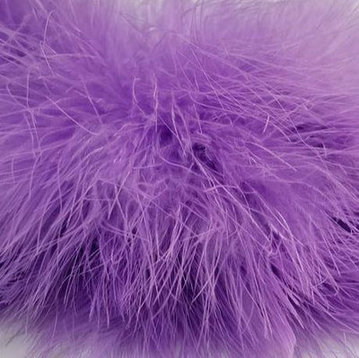 Fish Hunter Blood Quill Marabou FL. Lilac (UV) Saddle Hackle, Hen Hackle, Asst. Feathers