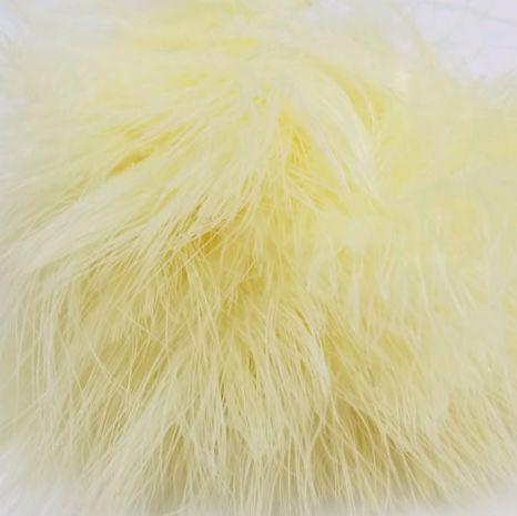 Fish Hunter Blood Quill Marabou FL. Primrose Cream (UV) Saddle Hackle, Hen Hackle, Asst. Feathers