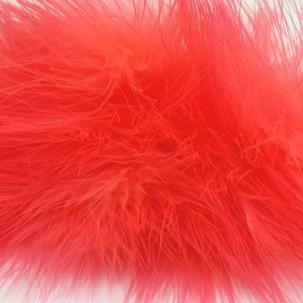 Fish Hunter Blood Quill Marabou FL. Shrimp Pink (UV) Saddle Hackle, Hen Hackle, Asst. Feathers