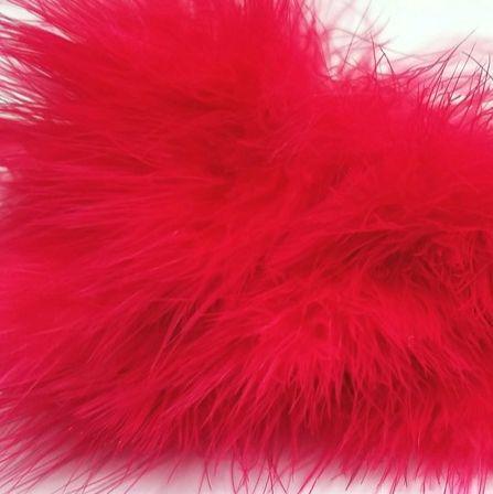 Fish Hunter Blood Quill Marabou FL. Steelhead Pink (UV) Saddle Hackle, Hen Hackle, Asst. Feathers