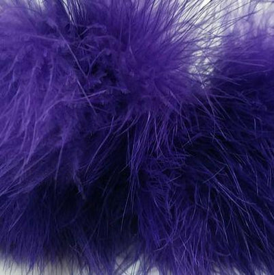 Fish Hunter Blood Quill Marabou FL. Steelhead Purple (UV) Saddle Hackle, Hen Hackle, Asst. Feathers