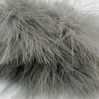 Fish Hunter Blood Quill Marabou Heron Gray (UV) Saddle Hackle, Hen Hackle, Asst. Feathers