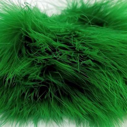 Fish Hunter Blood Quill Marabou Kelly Green Saddle Hackle, Hen Hackle, Asst. Feathers