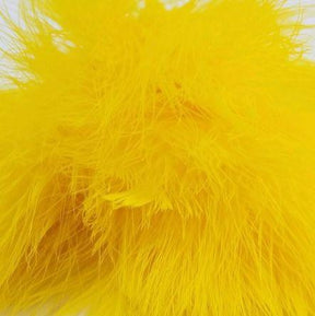 Fish Hunter Blood Quill Marabou Lemon Yellow Saddle Hackle, Hen Hackle, Asst. Feathers