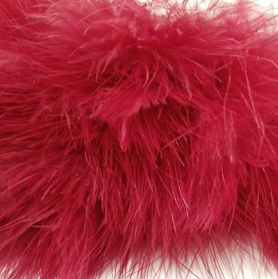 Fish Hunter Blood Quill Marabou Maroon/Wine Saddle Hackle, Hen Hackle, Asst. Feathers