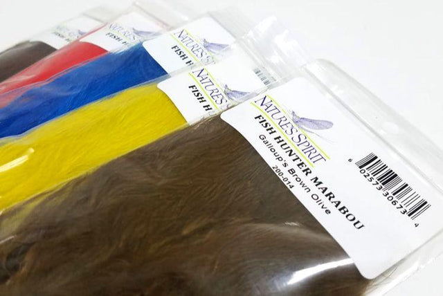 Fish Hunter Blood Quill Marabou Master Pack 1 oz. Saddle Hackle, Hen Hackle, Asst. Feathers