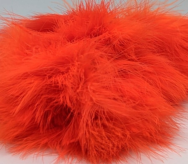 Fish Hunter Blood Quill Marabou Master Pack 1 oz. FL. Fire Orange (UV) Saddle Hackle, Hen Hackle, Asst. Feathers