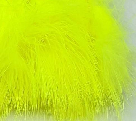 Fish Hunter Blood Quill Spey Marabou Master Pack FL. Yellow (UV) Saddle Hackle, Hen Hackle, Asst. Feathers
