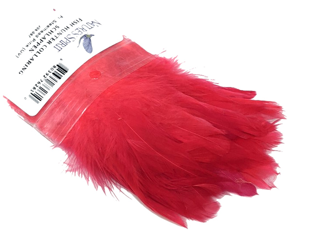 Fish Hunter Collaring Schlappen FL Steelhead Pink UV Default Saddle Hackle, Hen Hackle, Asst. Feathers