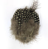 Fish Hunter Large Dot Guinea FL. Damsel Nymph Olive (UV) Saddle Hackle, Hen Hackle, Asst. Feathers