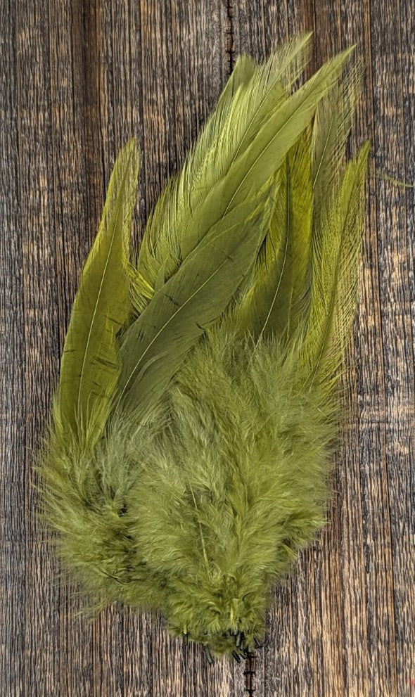 Fish Hunter Select Saddle Hackle Saddle Hackle, Hen Hackle, Asst. Feathers