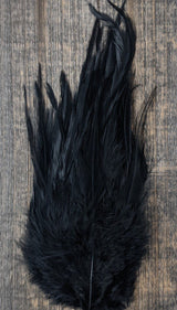 Fish Hunter Select Saddle Hackle Black Saddle Hackle, Hen Hackle, Asst. Feathers