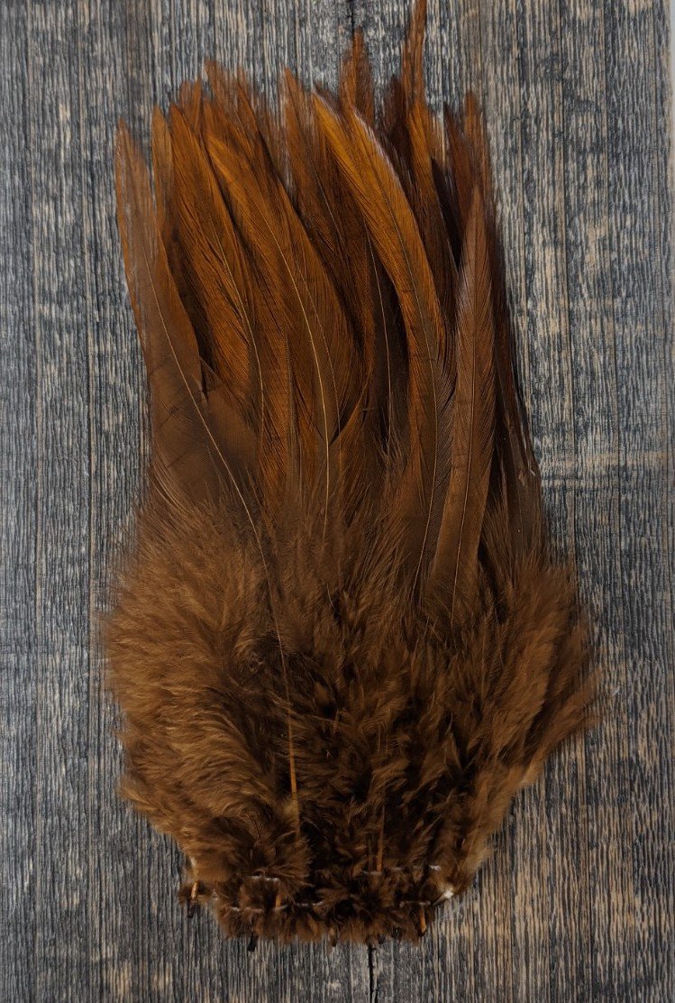 Fish Hunter Select Saddle Hackle Brown Saddle Hackle, Hen Hackle, Asst. Feathers