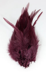 Fish Hunter Select Saddle Hackle Burgandy Saddle Hackle, Hen Hackle, Asst. Feathers