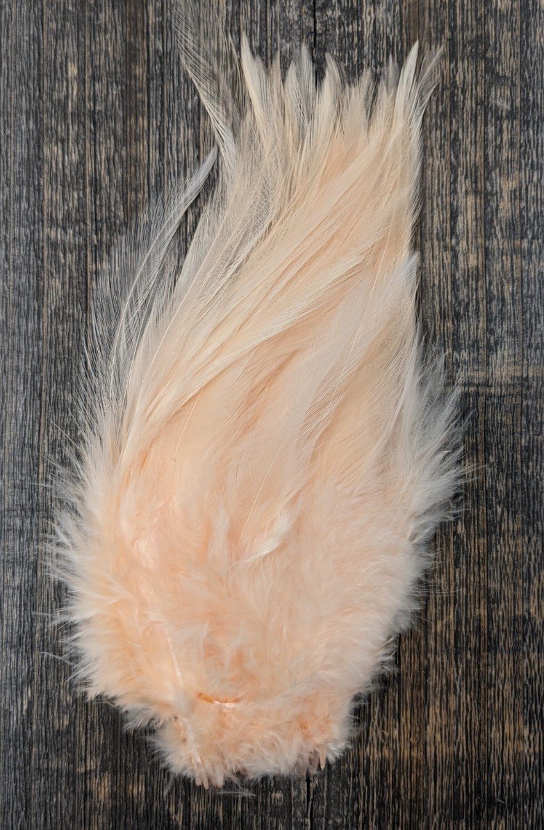 Fish Hunter Select Saddle Hackle FL. Apricot (UV) Saddle Hackle, Hen Hackle, Asst. Feathers