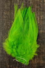 Fish Hunter Select Saddle Hackle FL. Chartreuse (UV) Saddle Hackle, Hen Hackle, Asst. Feathers