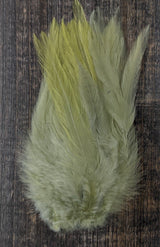 Fish Hunter Select Saddle Hackle FL. Damsel Nymph Olive (UV) Saddle Hackle, Hen Hackle, Asst. Feathers