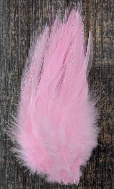 Fish Hunter Select Saddle Hackle FL. Light Pink (UV) Saddle Hackle, Hen Hackle, Asst. Feathers