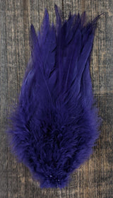 Fish Hunter Select Saddle Hackle FL. Steelhead Purple (UV) Saddle Hackle, Hen Hackle, Asst. Feathers