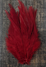 Fish Hunter Select Saddle Hackle Hot Red Saddle Hackle, Hen Hackle, Asst. Feathers