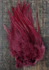 Fish Hunter Select Saddle Hackle Maroon/Wine Saddle Hackle, Hen Hackle, Asst. Feathers