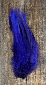 Fish Hunter Select Saddle Hackle Purple (UV) Saddle Hackle, Hen Hackle, Asst. Feathers