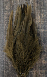 Fish Hunter Select Saddle Hackle Sculpin Olive Saddle Hackle, Hen Hackle, Asst. Feathers