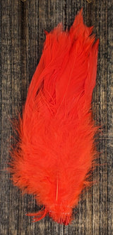 Fish Hunter Select Schlappen Fl Fire Orange Saddle Hackle, Hen Hackle, Asst. Feathers