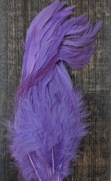 Fish Hunter Select Schlappen FL. Lilac (UV) Saddle Hackle, Hen Hackle, Asst. Feathers