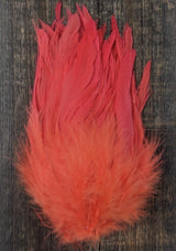 Fish Hunter Select Schlappen FL. Shrimp Pink (UV) Saddle Hackle, Hen Hackle, Asst. Feathers