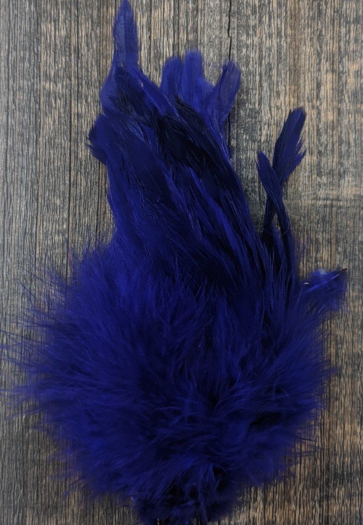 Fish Hunter Select Schlappen Purple (UV) Saddle Hackle, Hen Hackle, Asst. Feathers