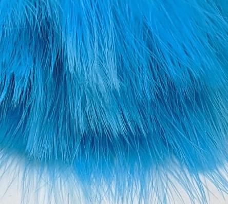 Fish Hunter Spey Blood Quill Marabou FL. Blue (UV) Saddle Hackle, Hen Hackle, Asst. Feathers