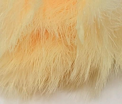 Fish Hunter Spey Blood Quill Marabou FL. Creamsicle Orange (UV) Saddle Hackle, Hen Hackle, Asst. Feathers