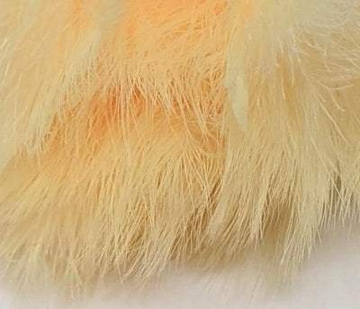 Fish Hunter Spey Blood Quill Marabou FL. Creamsicle Orange (UV) Saddle Hackle, Hen Hackle, Asst. Feathers