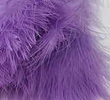 Fish Hunter Spey Blood Quill Marabou FL. Lilac (UV) Saddle Hackle, Hen Hackle, Asst. Feathers