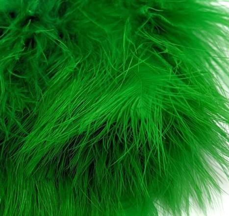 Fish Hunter Spey Blood Quill Marabou Kelly Green Saddle Hackle, Hen Hackle, Asst. Feathers