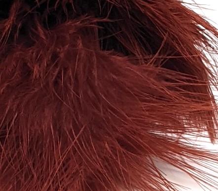 Fish Hunter Spey Blood Quill Marabou Root Beer Saddle Hackle, Hen Hackle, Asst. Feathers