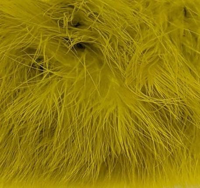 Fish Hunter Spey Blood Quill Marabou Yellow Olive Saddle Hackle, Hen Hackle, Asst. Feathers