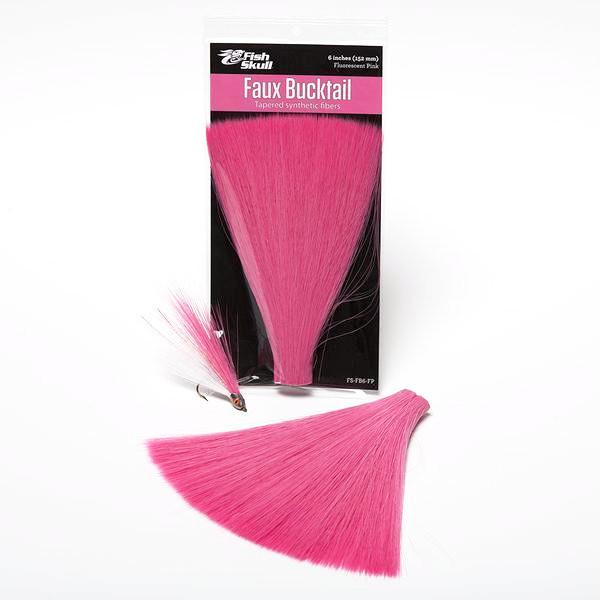 Fish Skull Faux Bucktail Pink Fly Tying